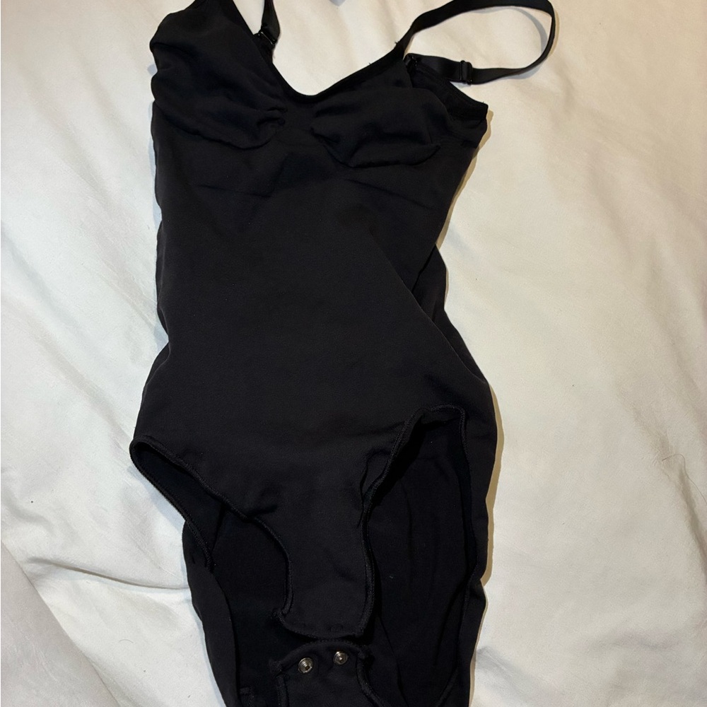 SKIMS Classic Black Kids Bodysuit